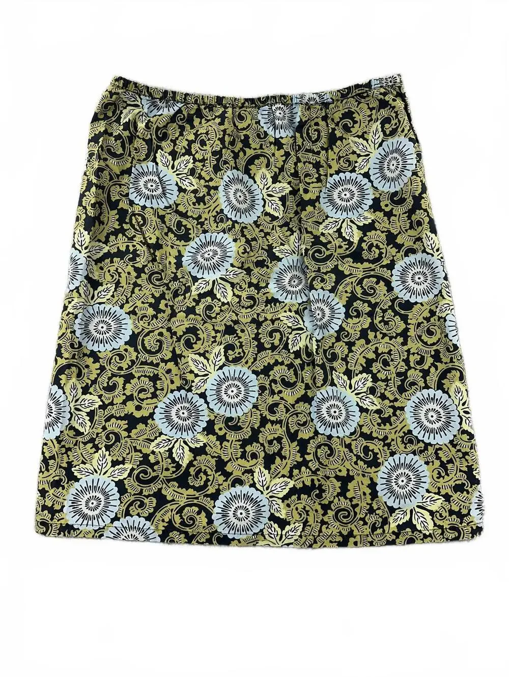 The Limited Strapless Dress and Tie Waist Skirt or Tube Top in Green Blue Bold